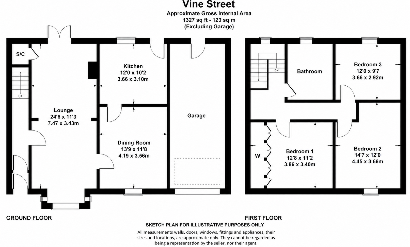 Vine Street, Byers Green, Spennymoor, Durham, DL16 floorplan