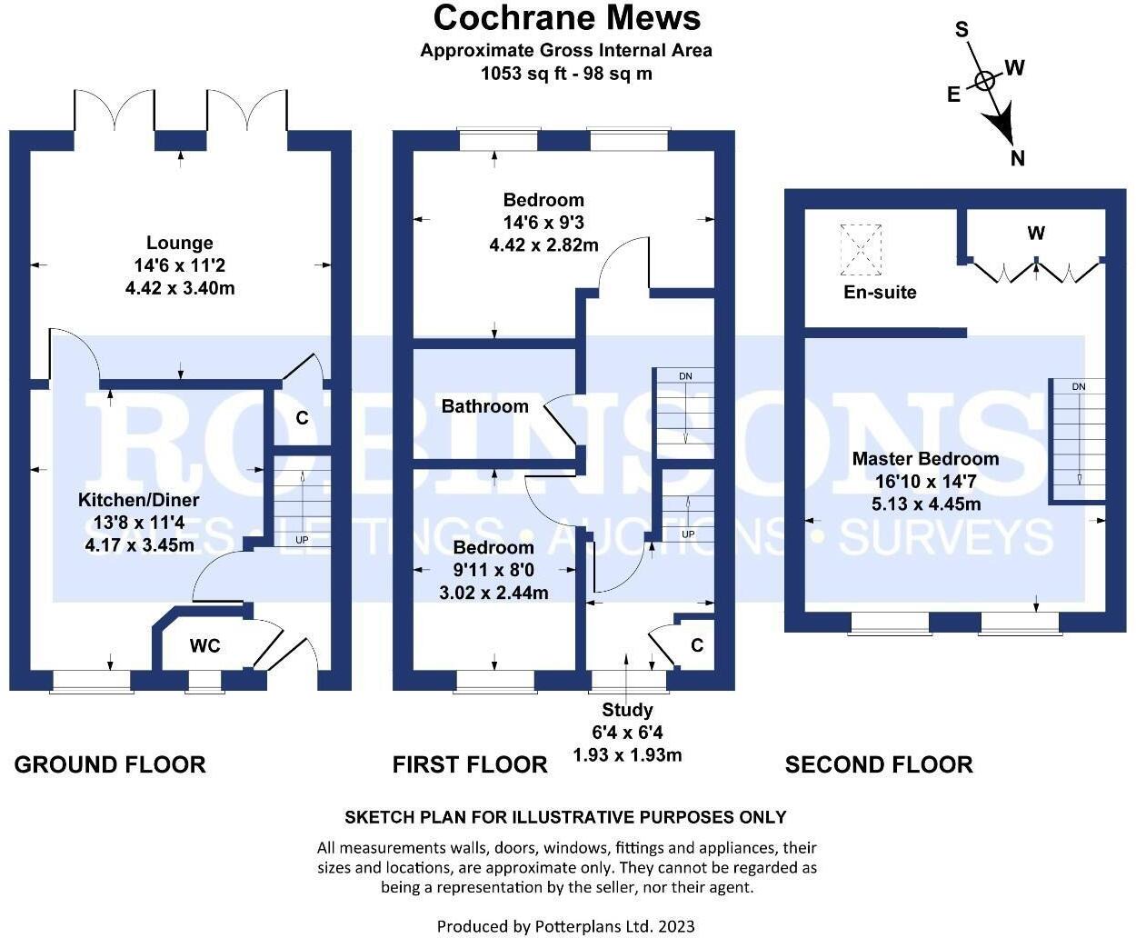 Cochrane Mews, Ushaw Moor, Durham floorplan