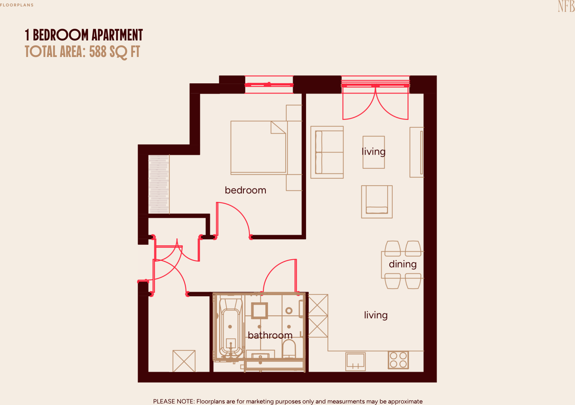 Freer Street, Edinburgh, EH3 floorplan