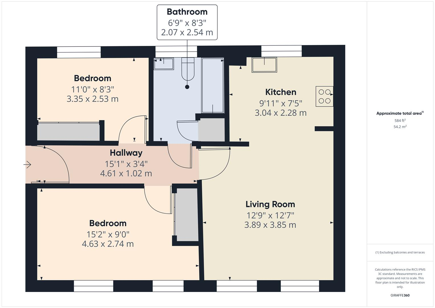 Dukesfield, Earsdon View floorplan