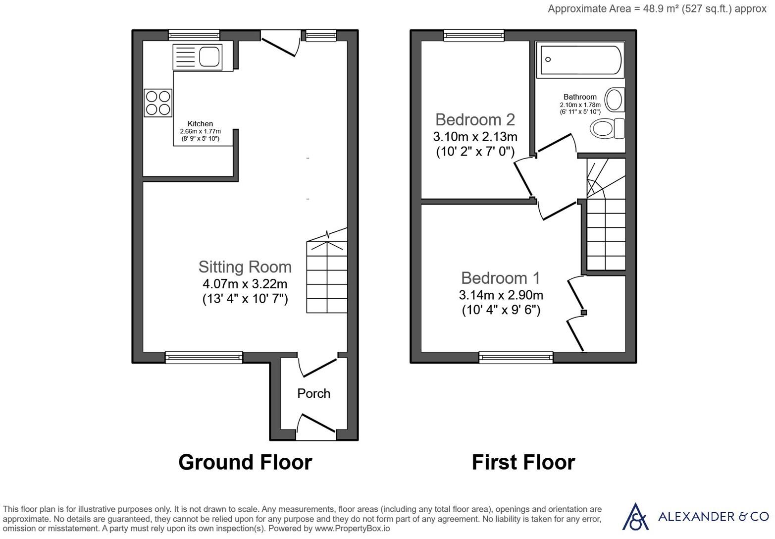Deerfield Close, Buckingham, MK18 floorplan