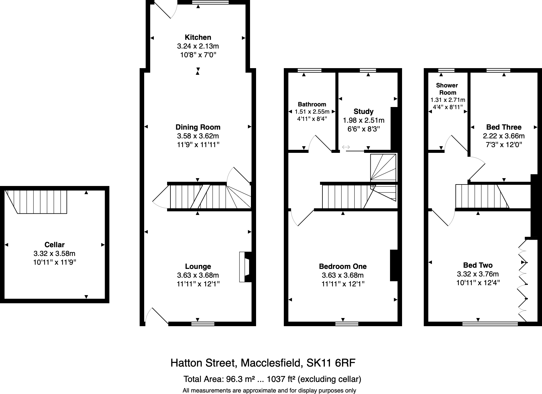 Hatton Street, Macclesfield, SK11 6RF floorplan