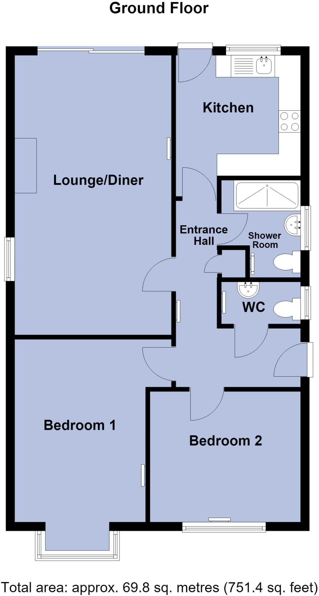 Linden Drive, Chatteris, Cambs., PE16 6DZ floorplan