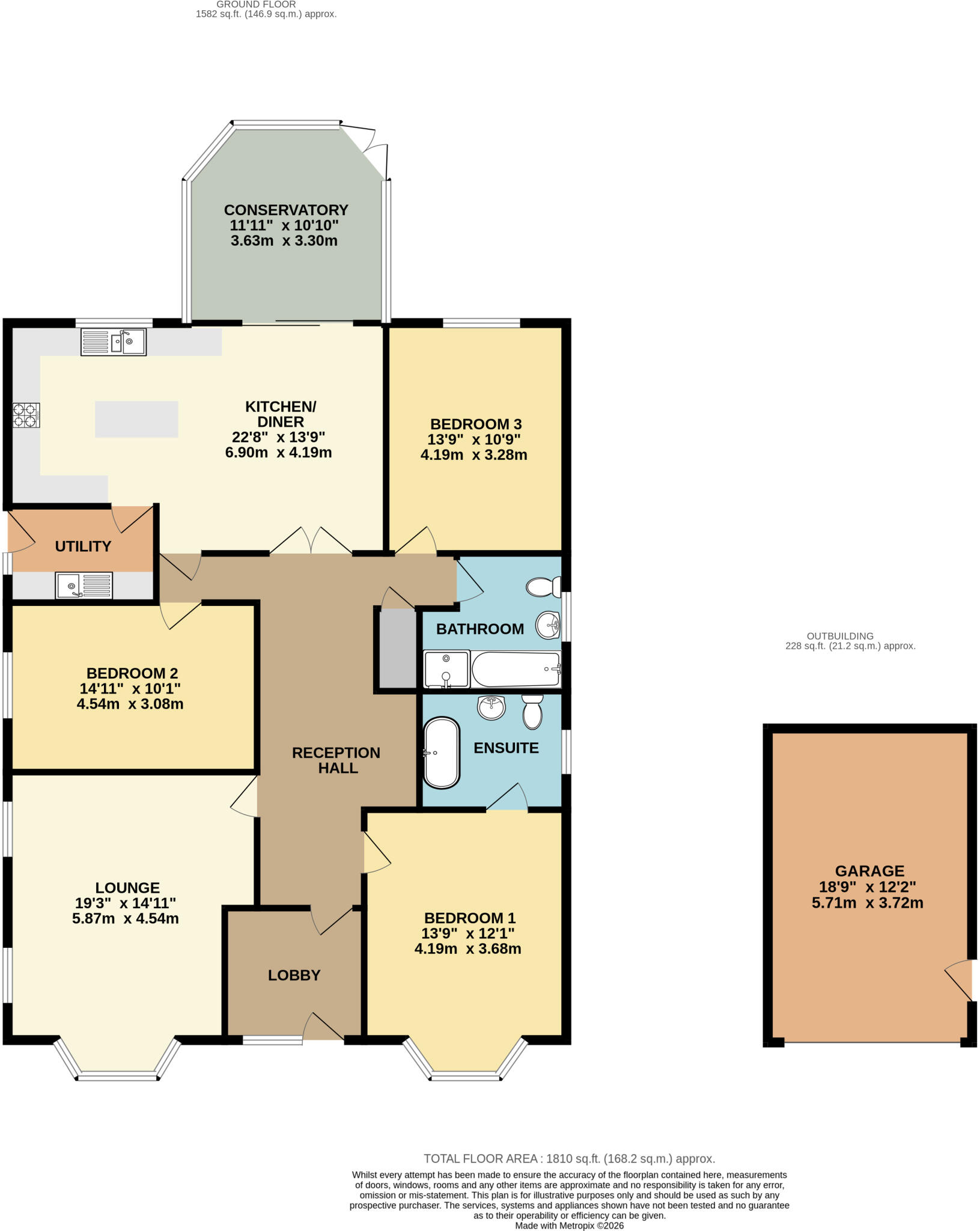 Westgate, Scotton, Lincolnshire, DN21 floorplan