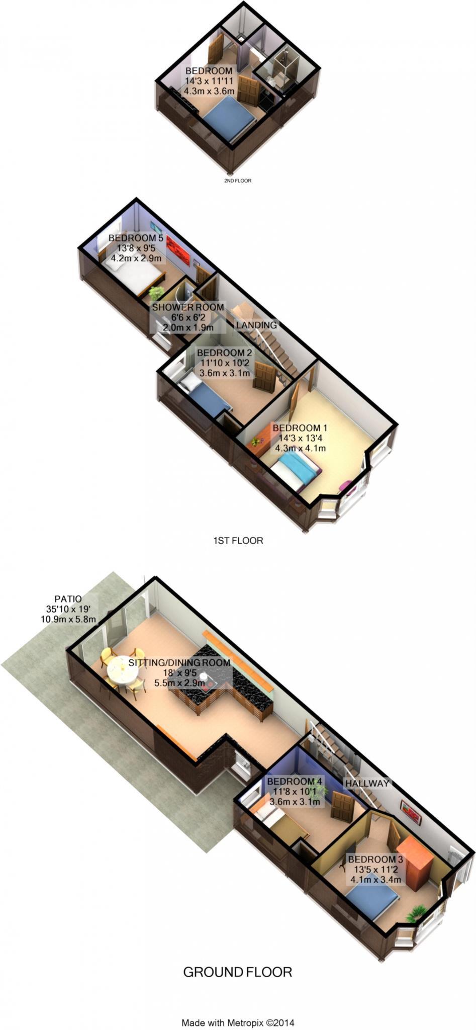 Bartlemas Road, East Oxford* *Student Property 2027** floorplan
