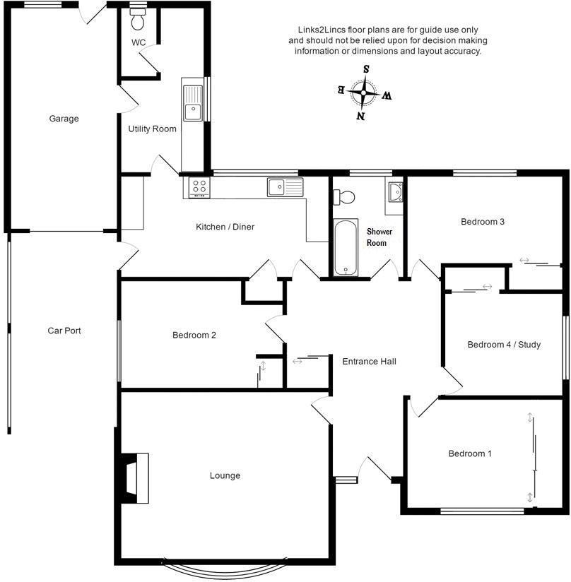 24 Hunters Lane, Tattershall floorplan