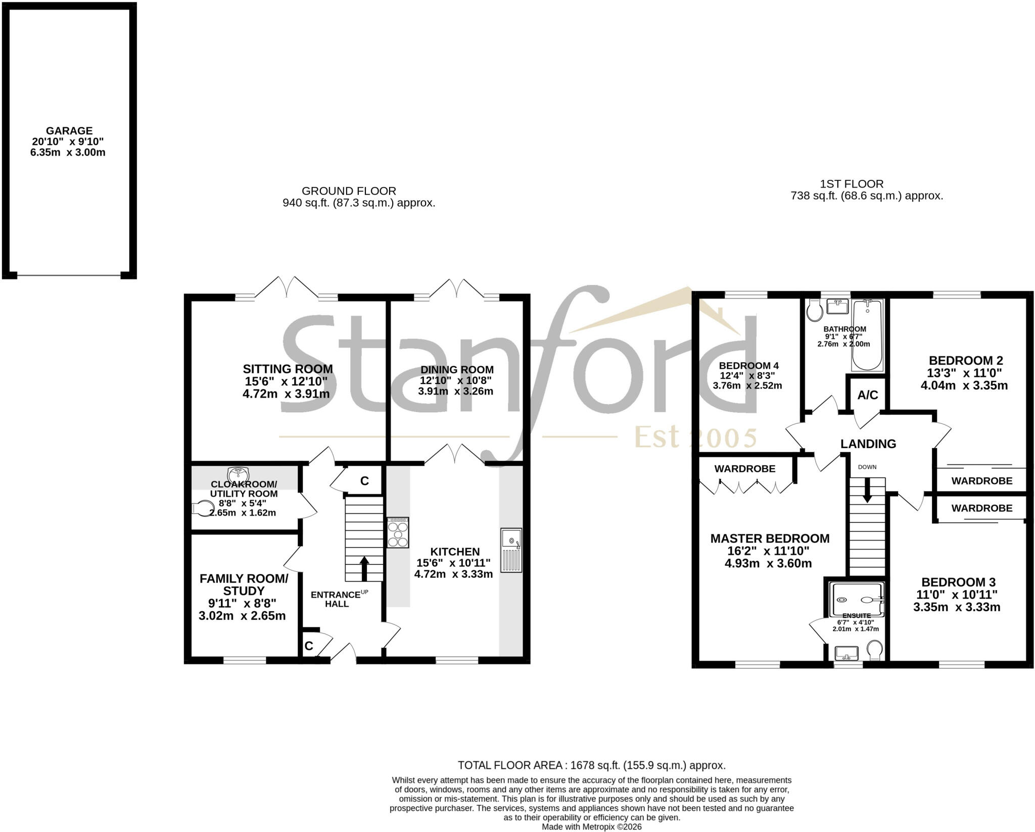 Snowden Close, Rownhams, Hampshire floorplan
