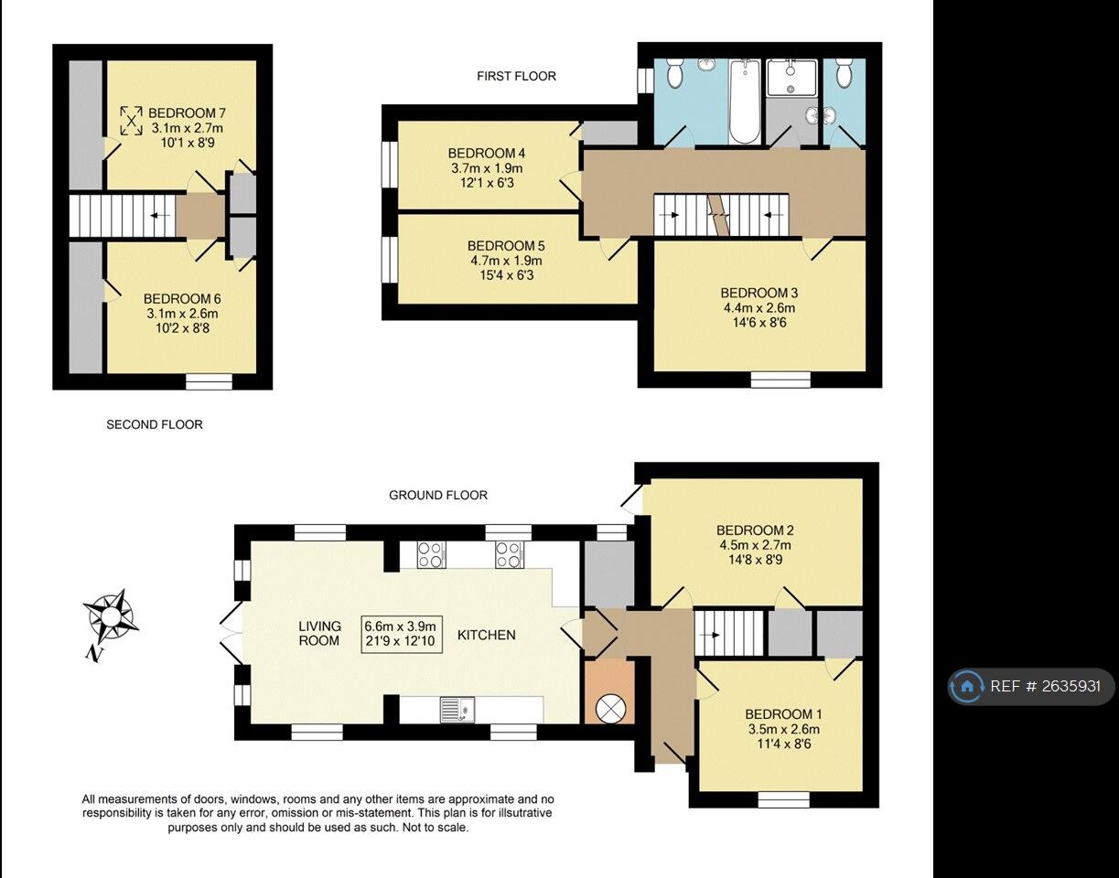 Granby Gardens, Reading, RG1 floorplan