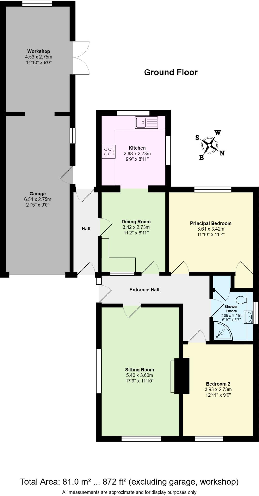 51, Church Street, Great Wilbraham, Cambridge, Cambridgeshire floorplan