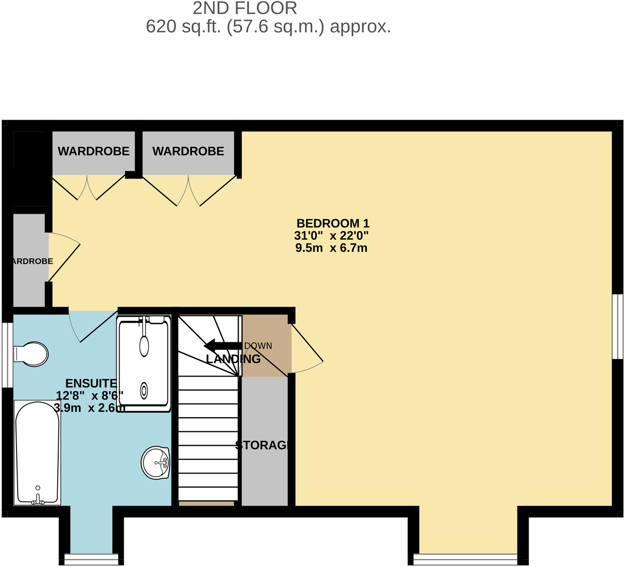 Sharpe Close, Fradley, Lichfield, WS13 floorplan