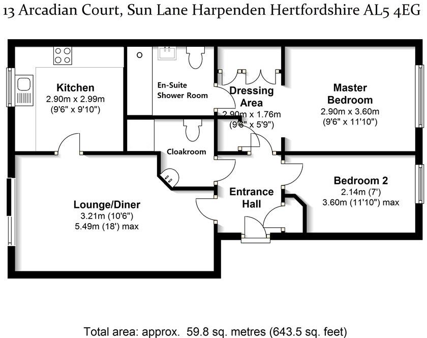 Sun Lane, Harpenden, AL5 floorplan