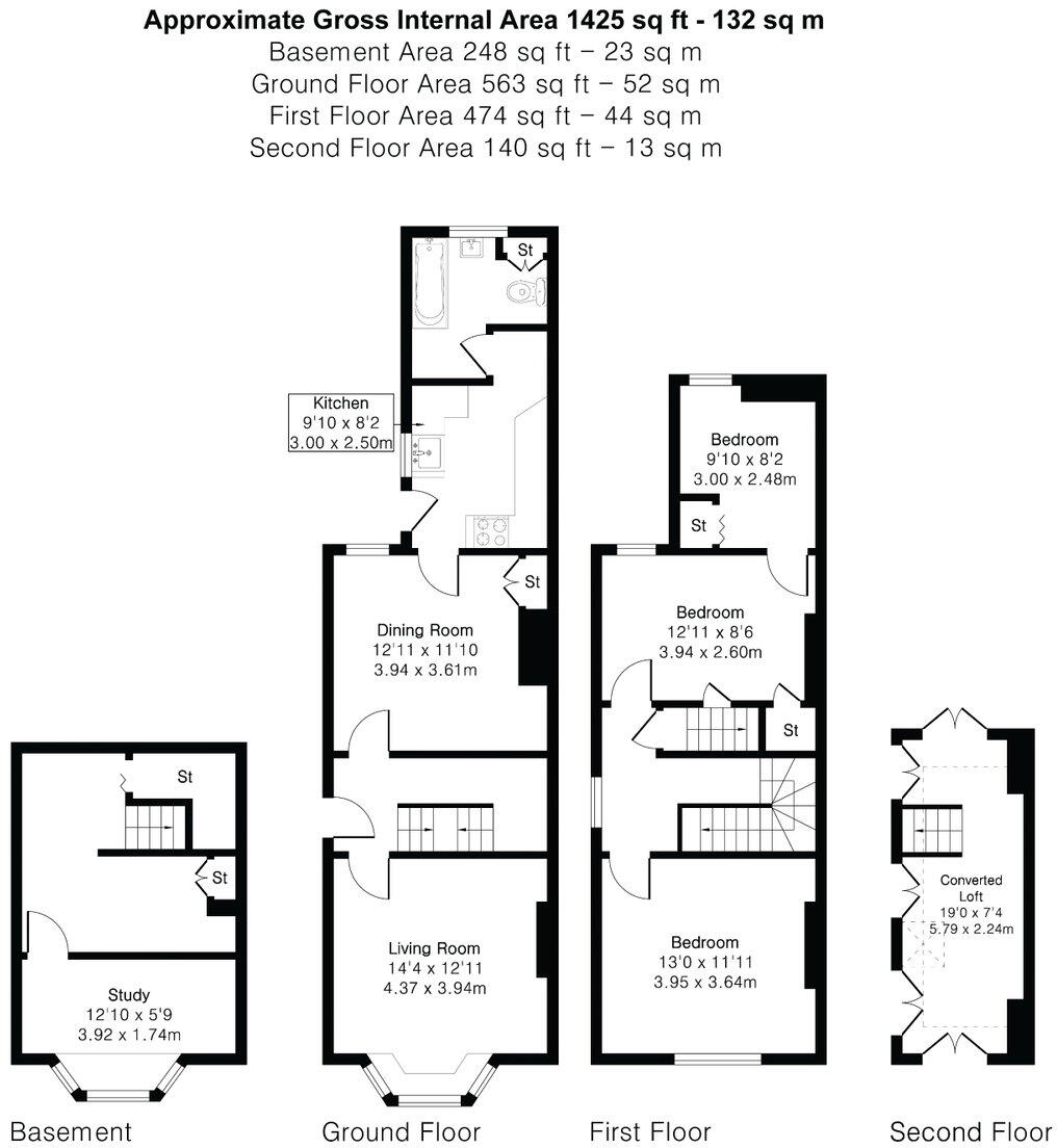 Markenfield Road, Guildford, GU1 floorplan