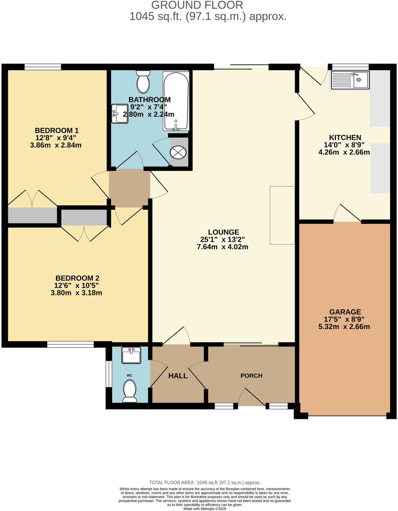 Titterstone Close, Clee Hill, SY8 floorplan