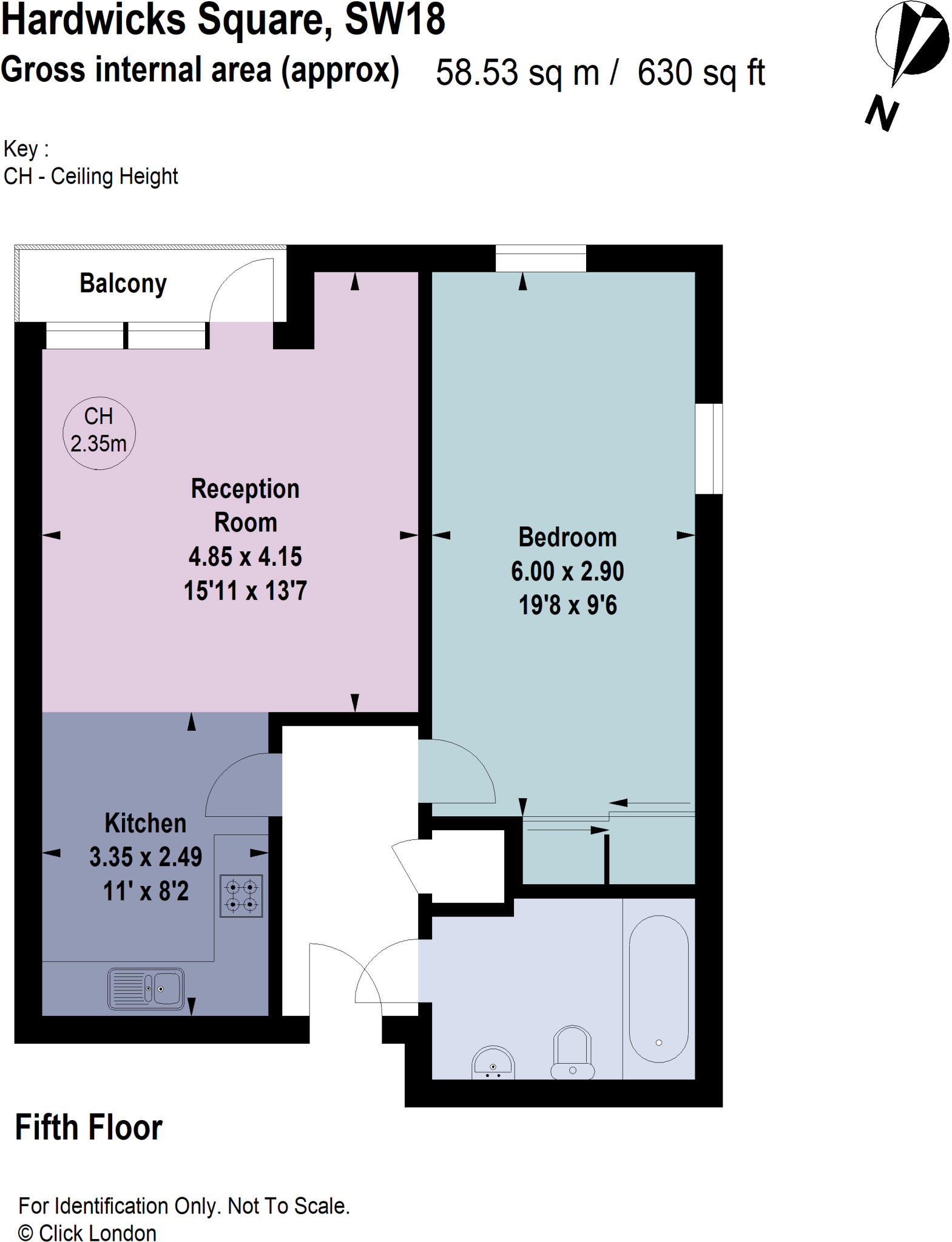 Hardwicks Square, London, SW18 floorplan
