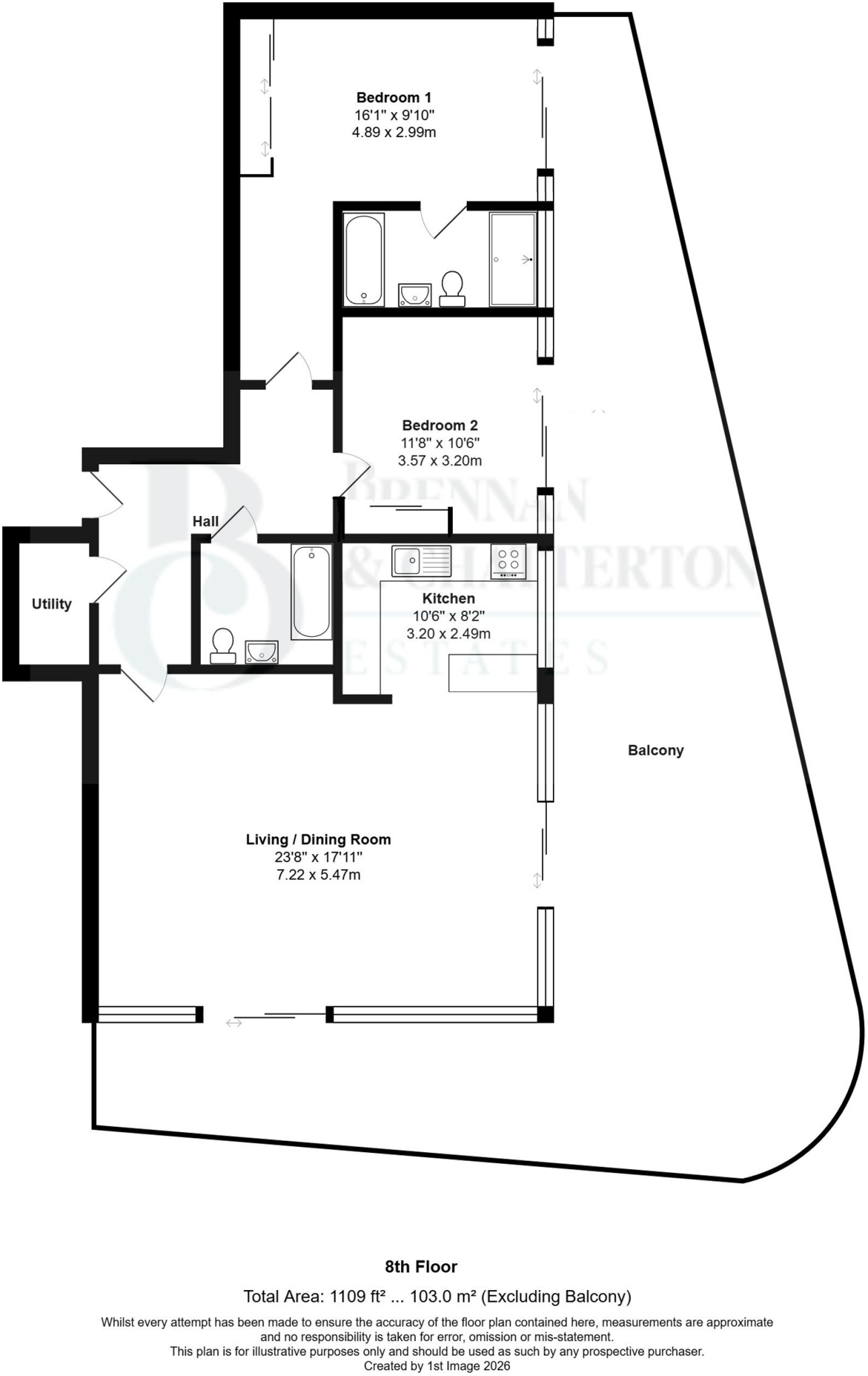 Brighton Road, Worthing, BN11 floorplan