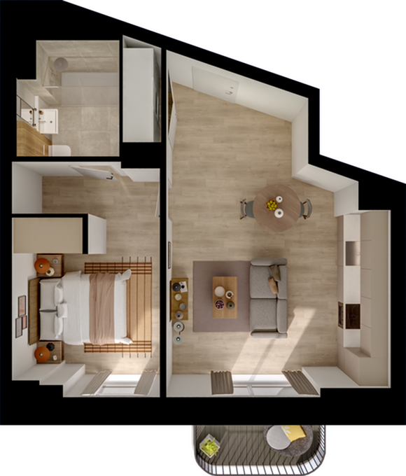 Oasis Court, Pearl Yard - Bermondsey floorplan