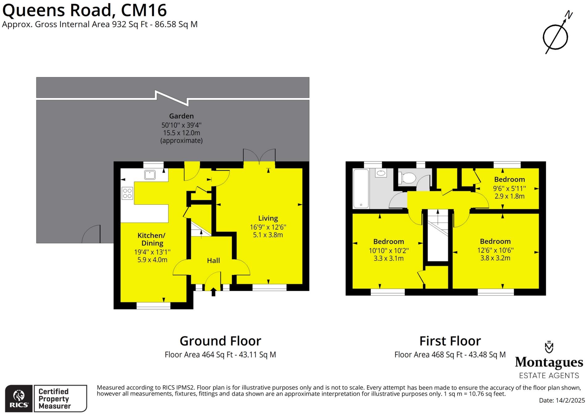Queens Road, North Weald, CM16 floorplan