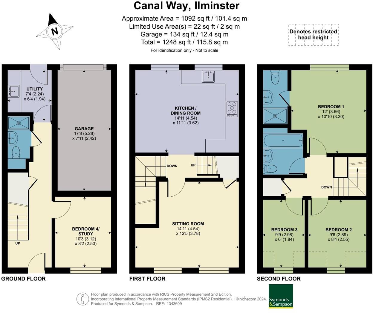Canal Way, Ilminster, Somerset floorplan