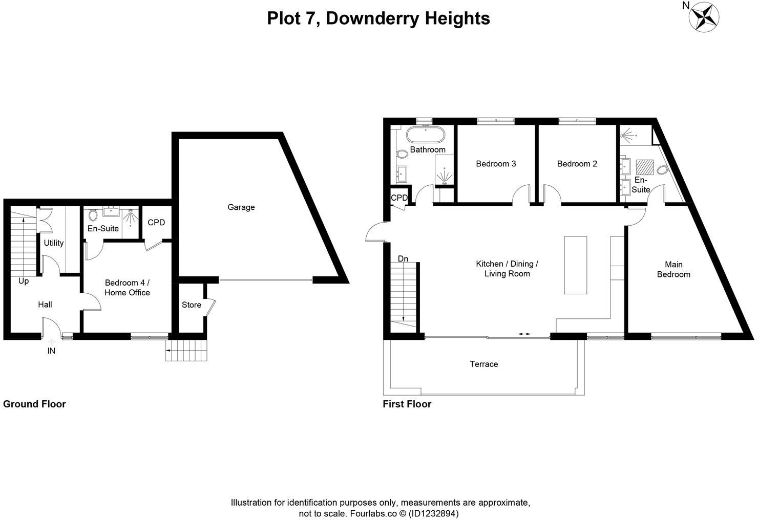 Downderry, Cornwall floorplan