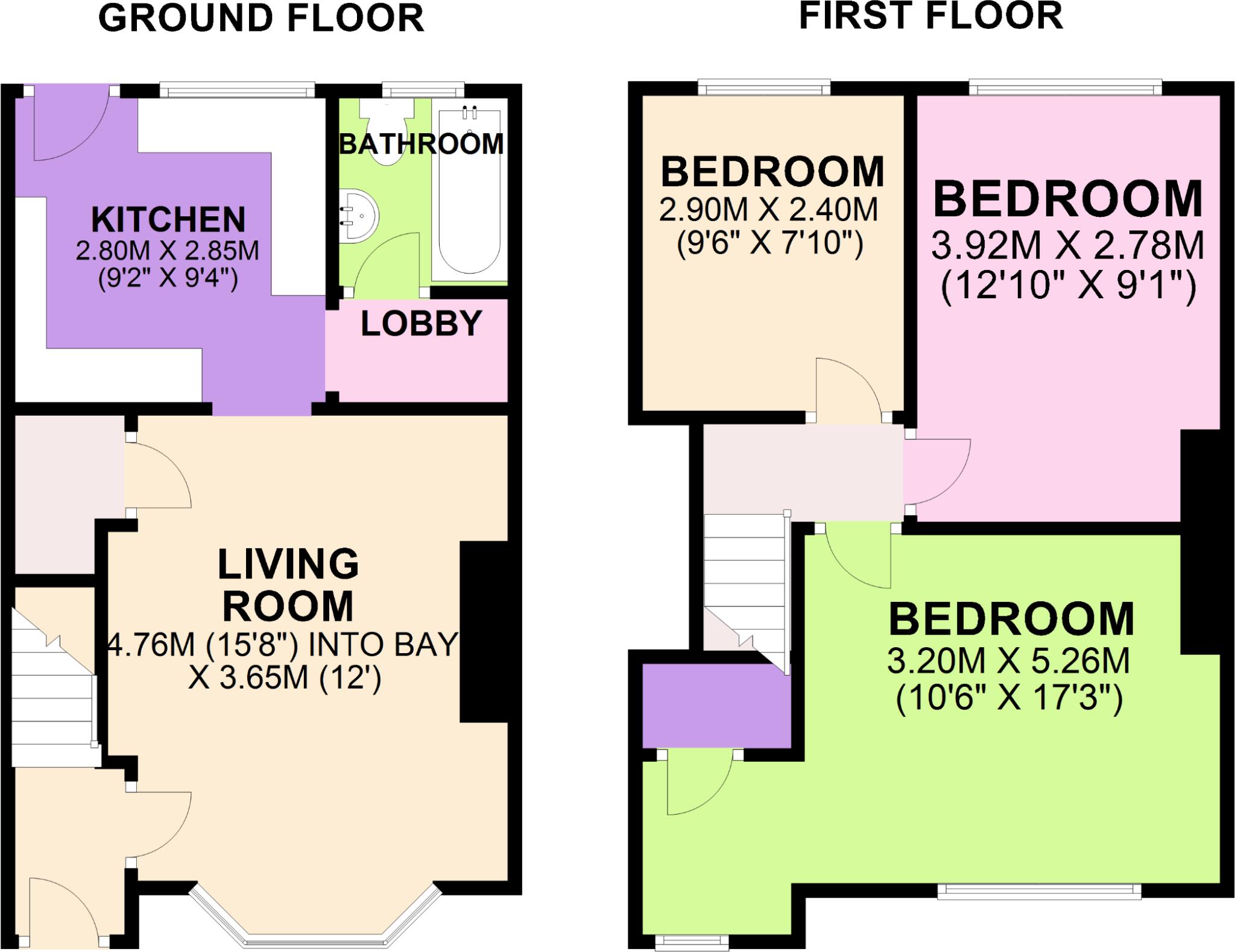 Parkestone cresent Kingstanding Birmingham,Kingstanding,Birmingham floorplan