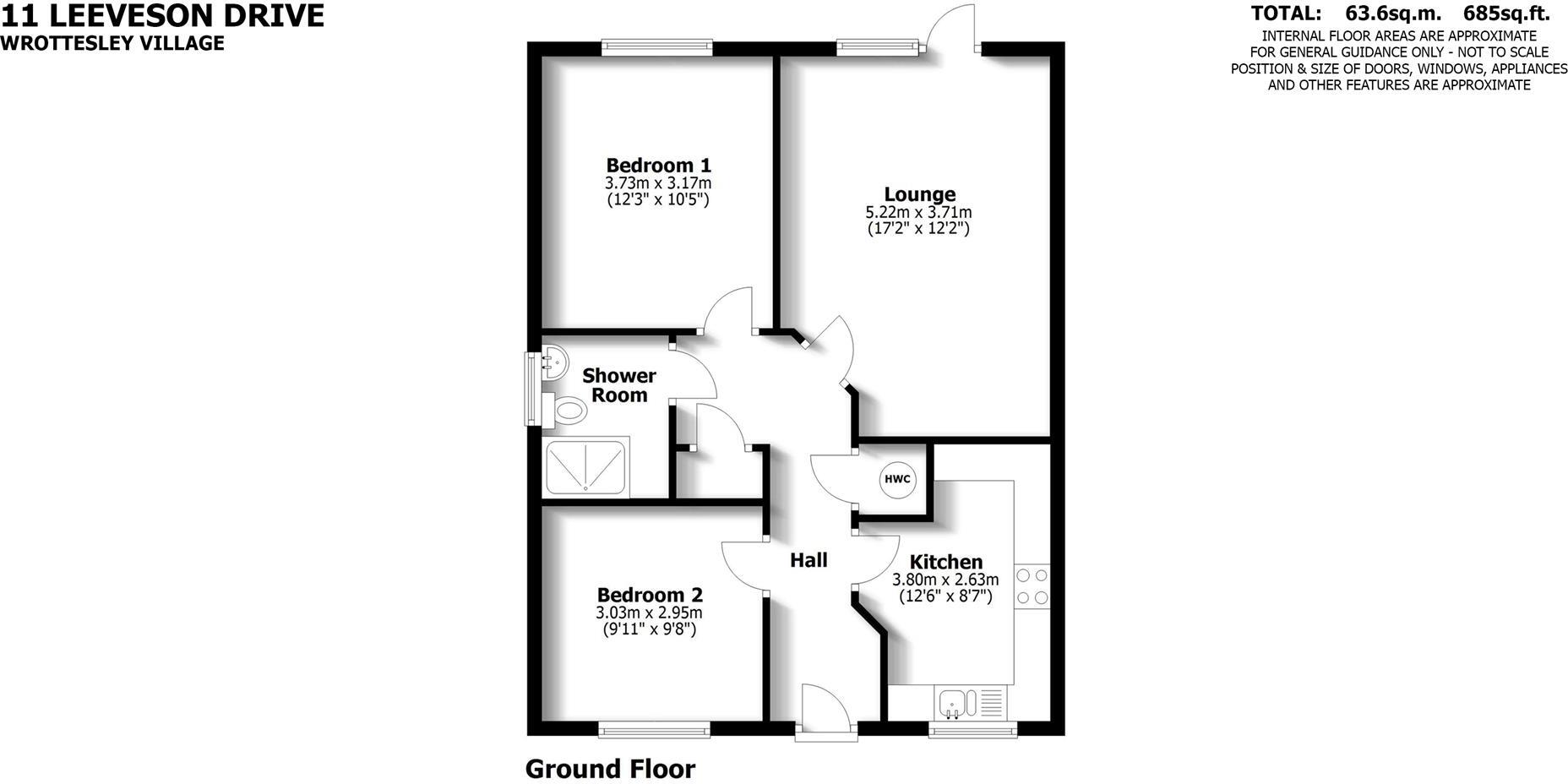 11 Leeveson Drive, Wrottesley Village, Wolverhampton floorplan