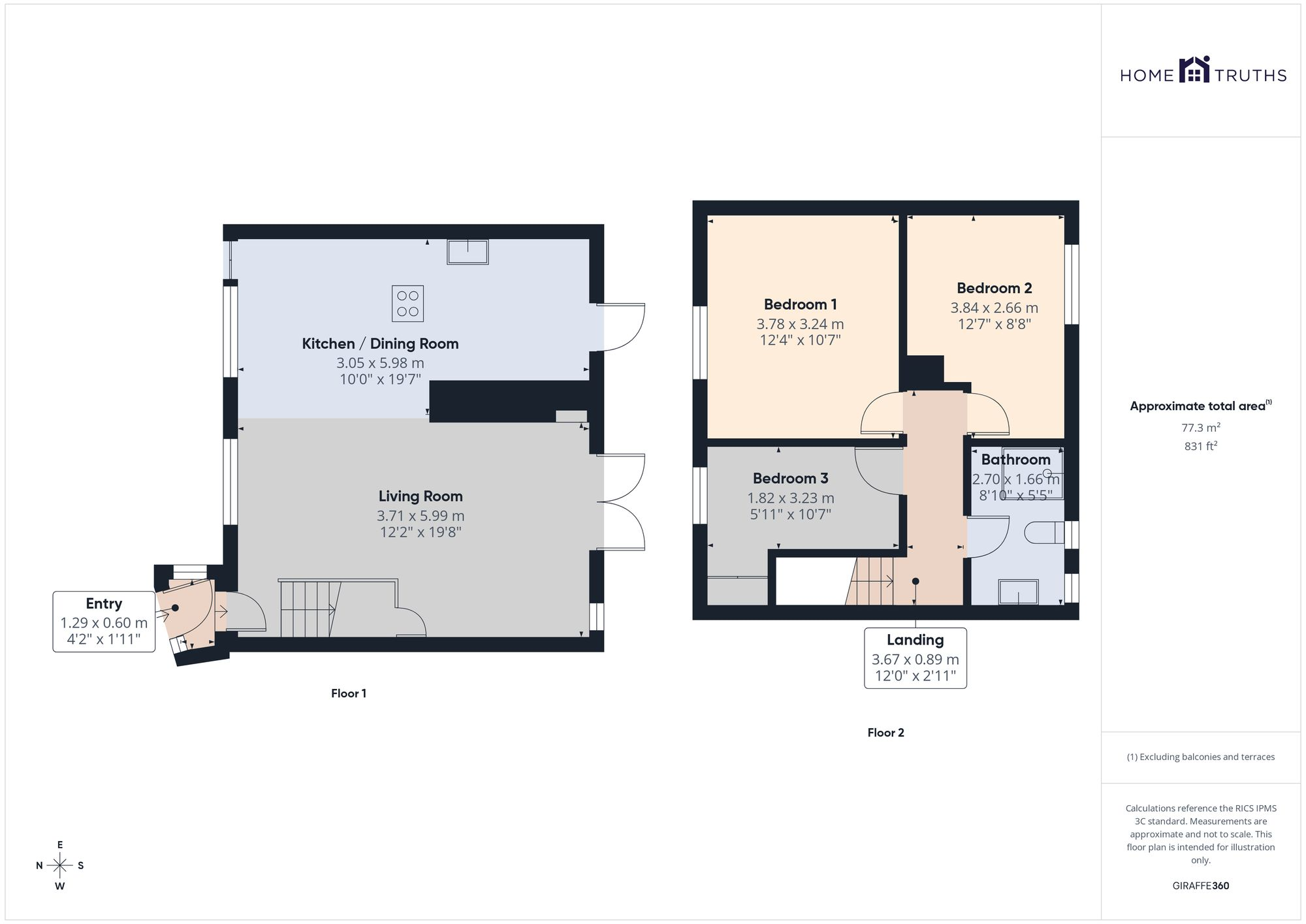 Greenside, Euxton, PR7 6AR floorplan