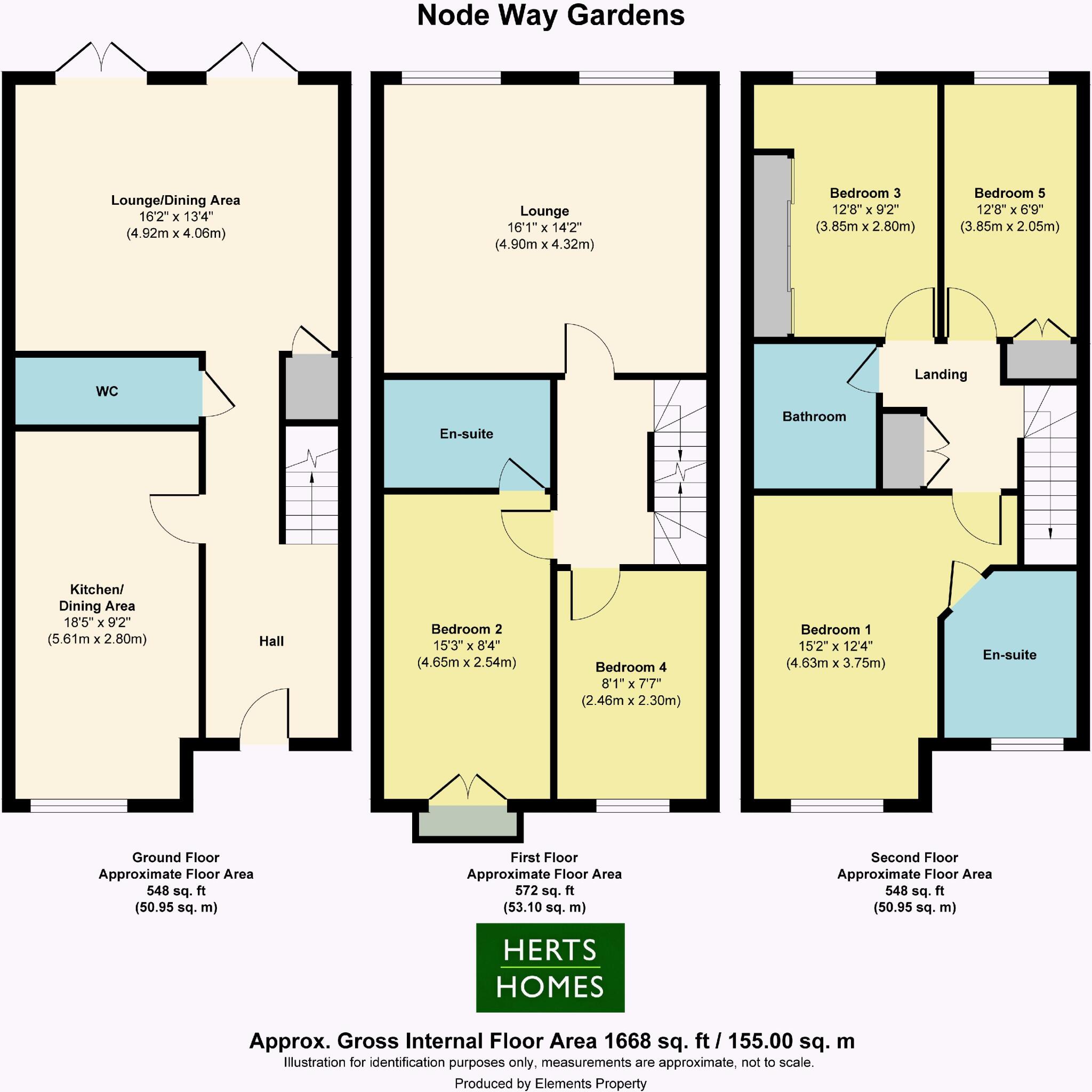 Node Way Gardens, Welwyn floorplan