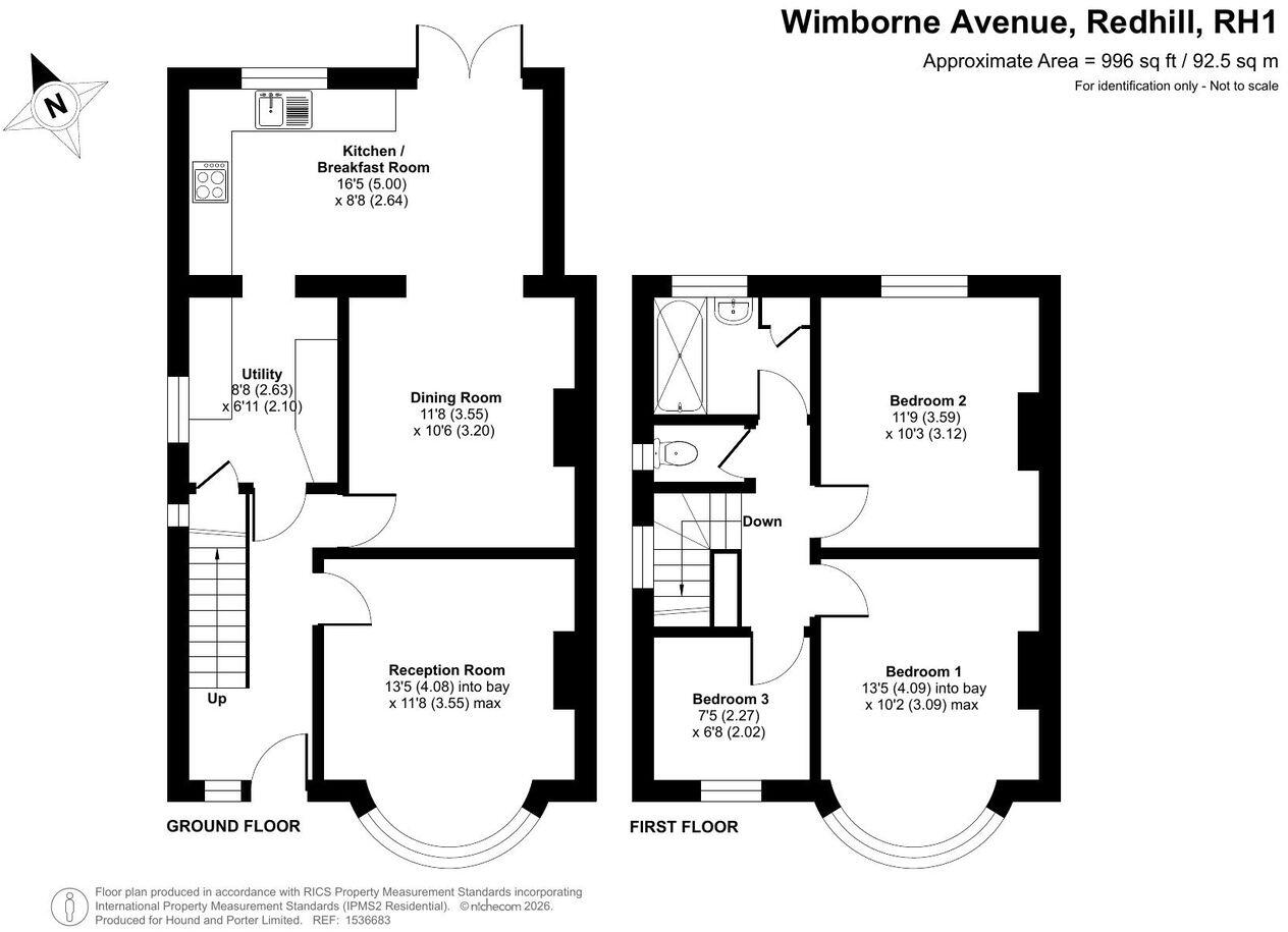 Wimborne Avenue, Redhill, RH1 floorplan