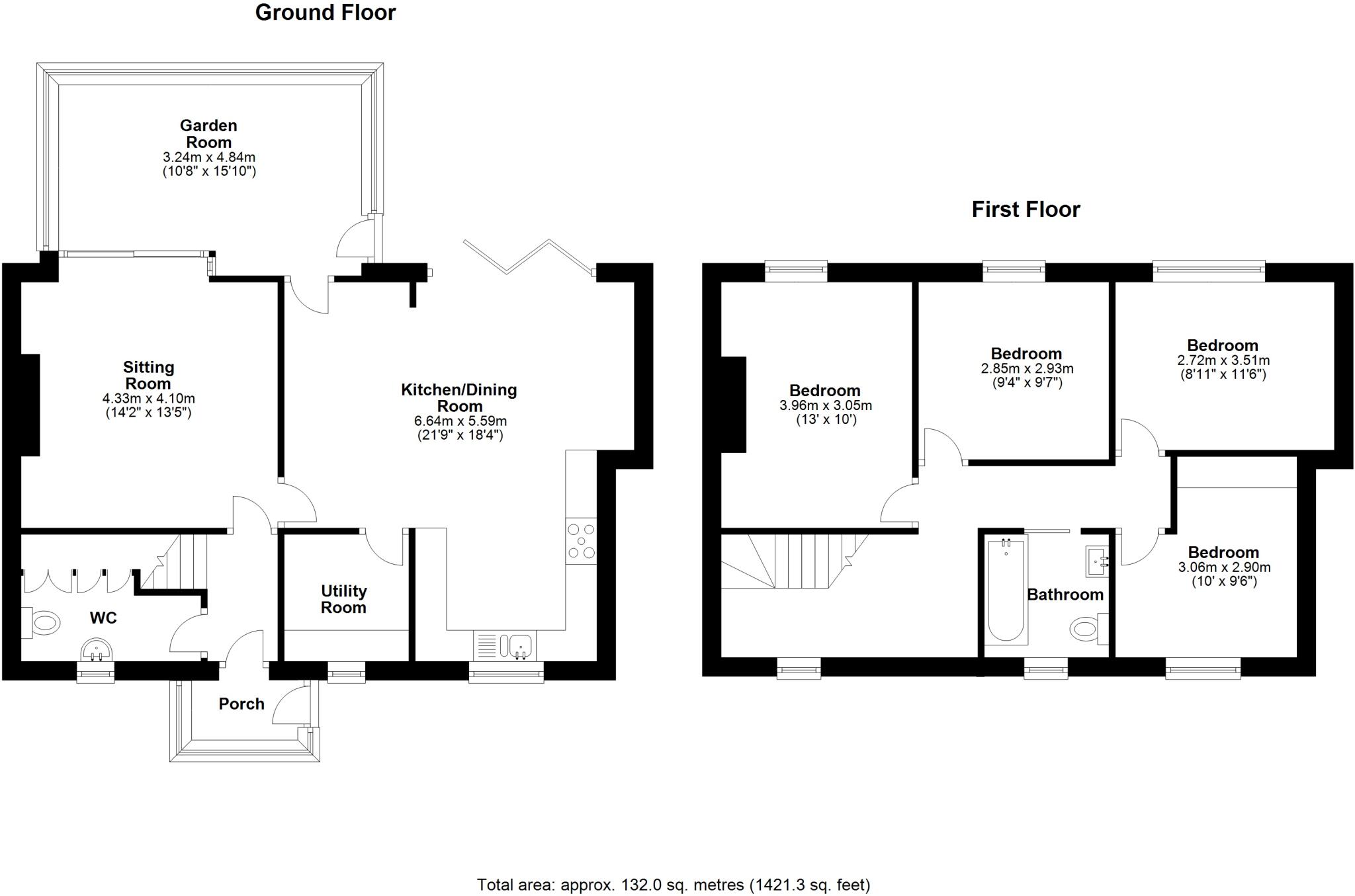 Queens Road, Alnwick, Northumberland, NE66 floorplan