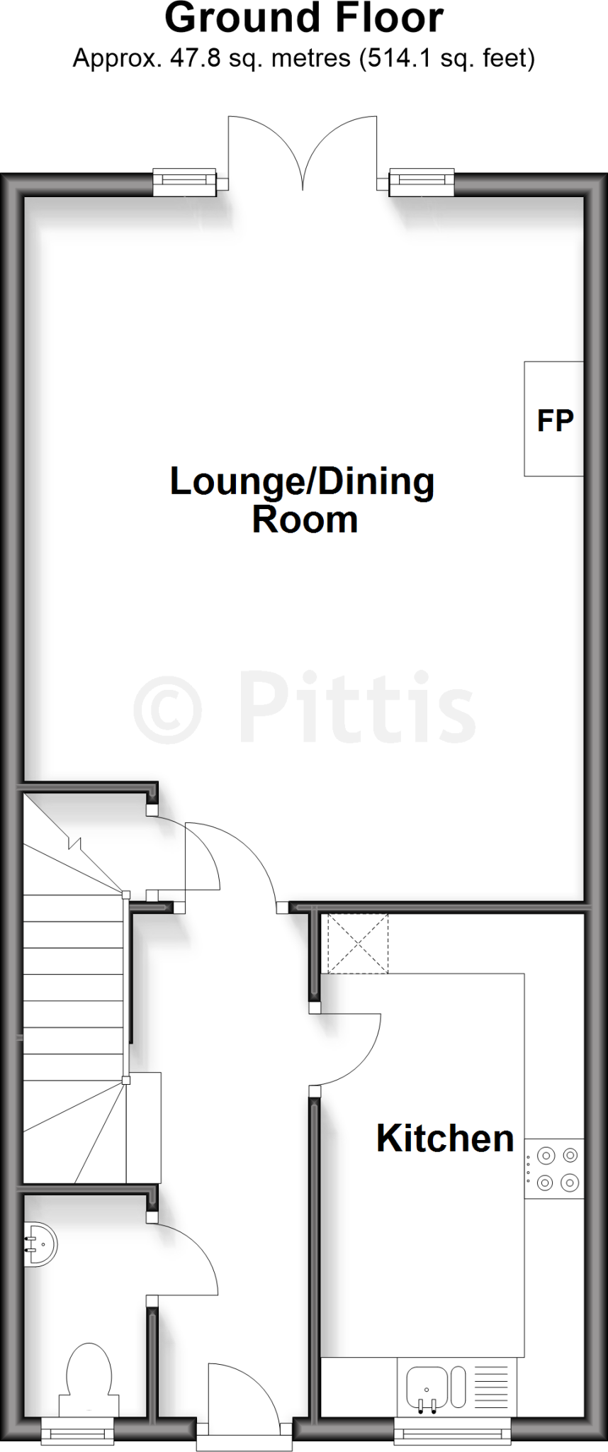 Millways, Freshwater, Isle of Wight floorplan