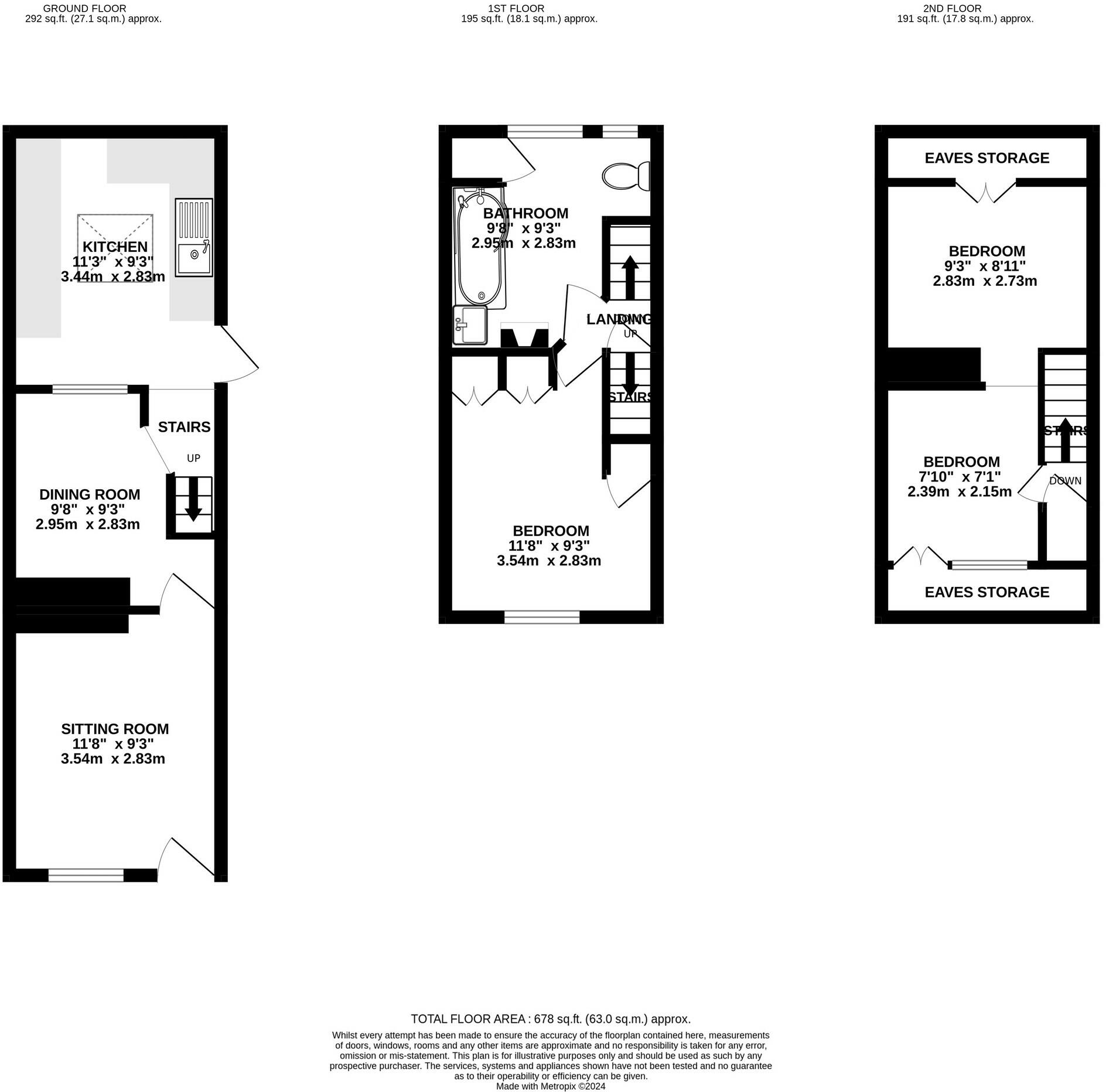 Talisman Cottage, 10 Chapel Ground, West Looe, Cornwall floorplan