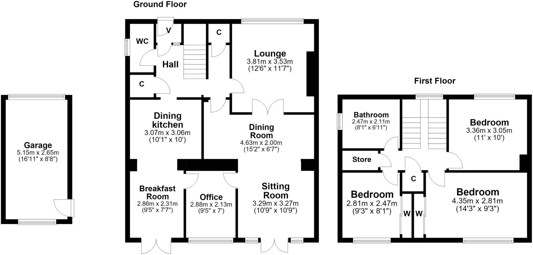 42 Pemberton Valley, Alloway, KA7 4UB floorplan