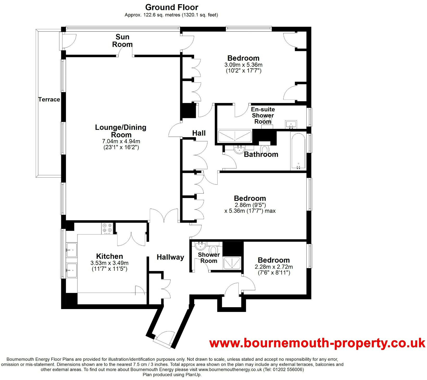 Manor Road, Bournemouth, Dorset, BH1 floorplan