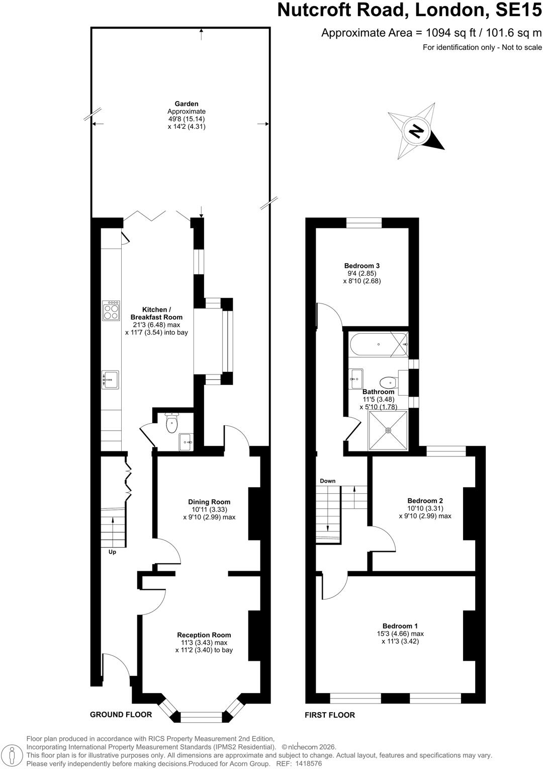 Nutcroft Road, London floorplan
