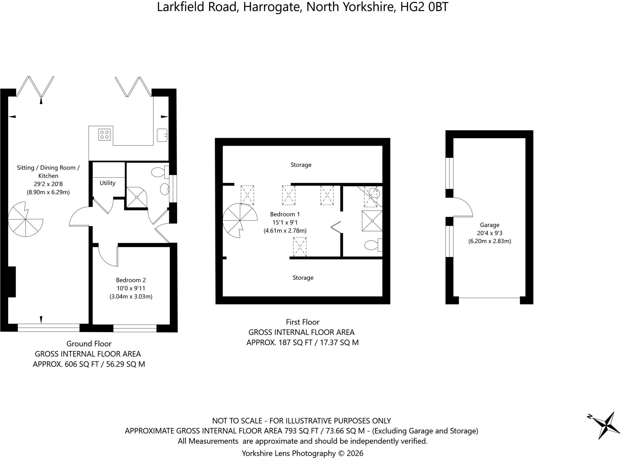 Larkfield Road, Harrogate, North Yorkshire floorplan