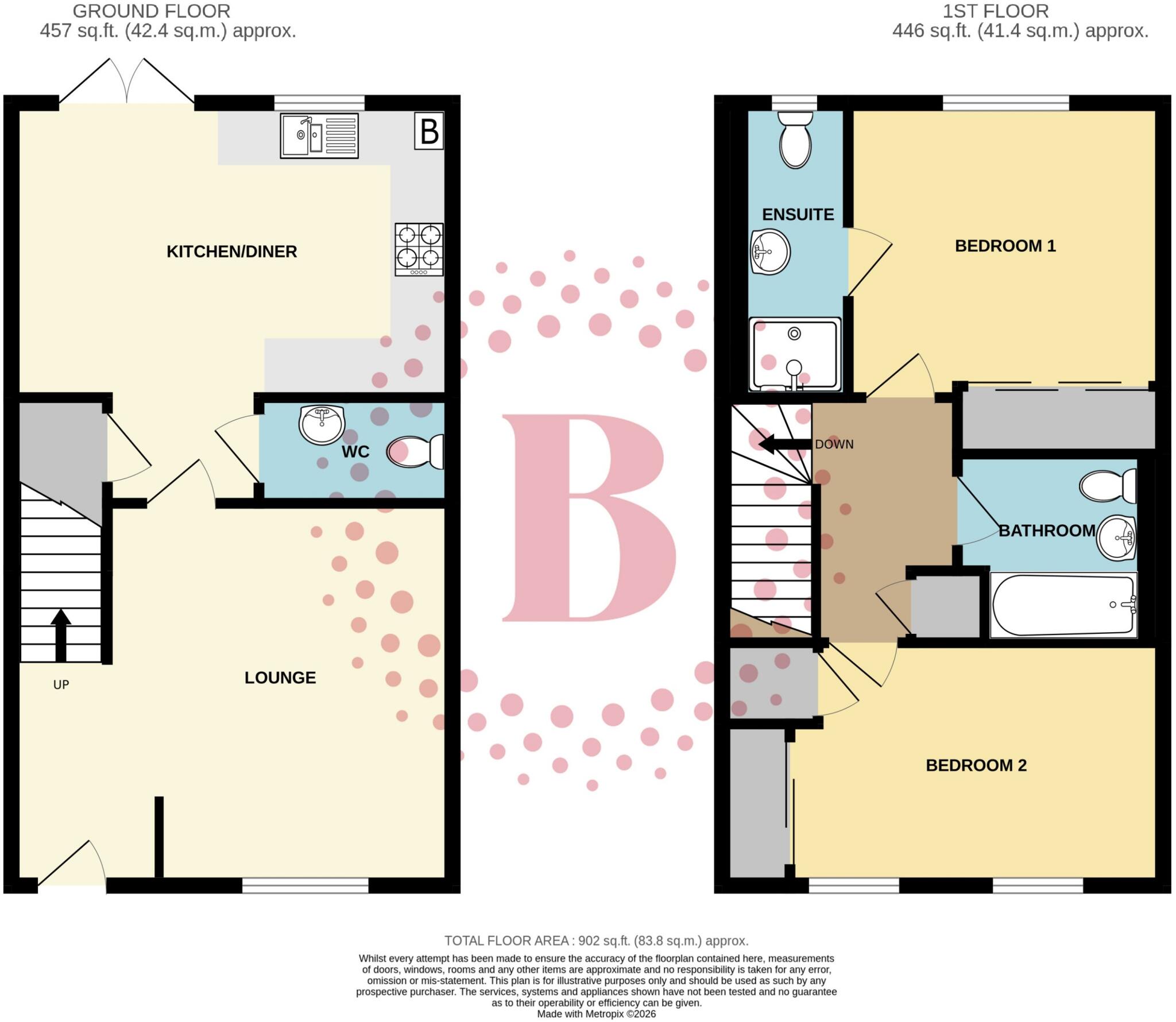 Orchard Place, Codicote floorplan