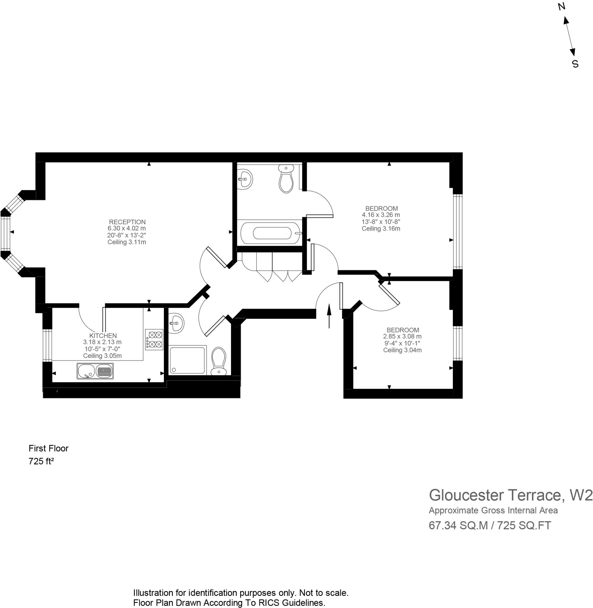 Gloucester Terrace, London, W2 floorplan