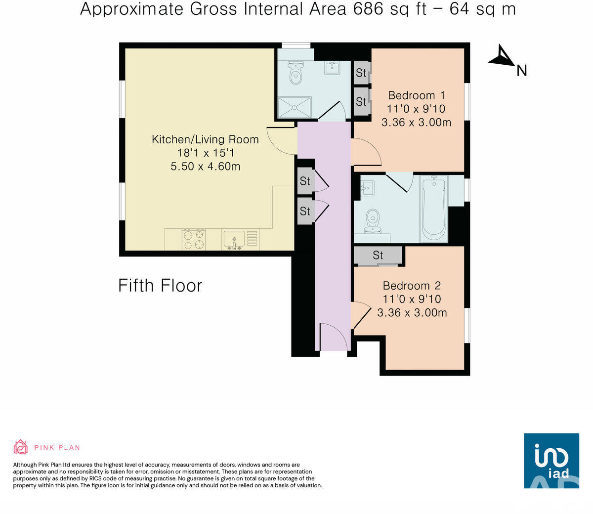 Garden House, 86-92 Kensington Garden Square, London W2 4BB floorplan