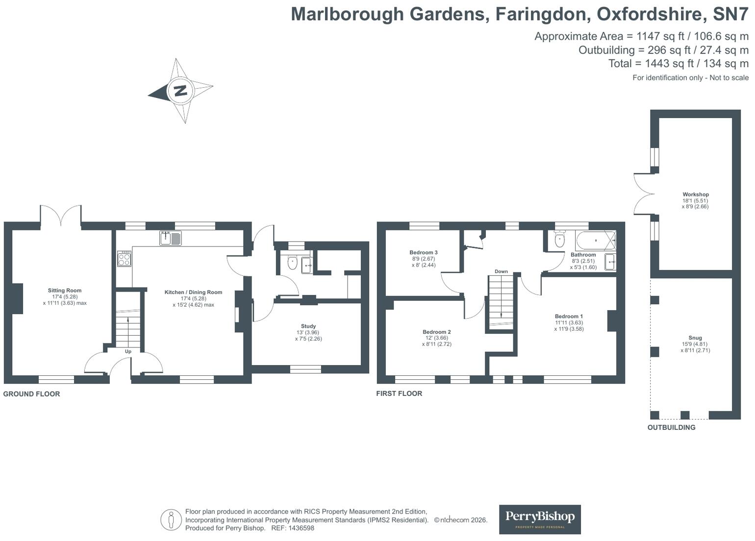 Marlborough Gardens, Faringdon, Oxfordshire, SN7 floorplan