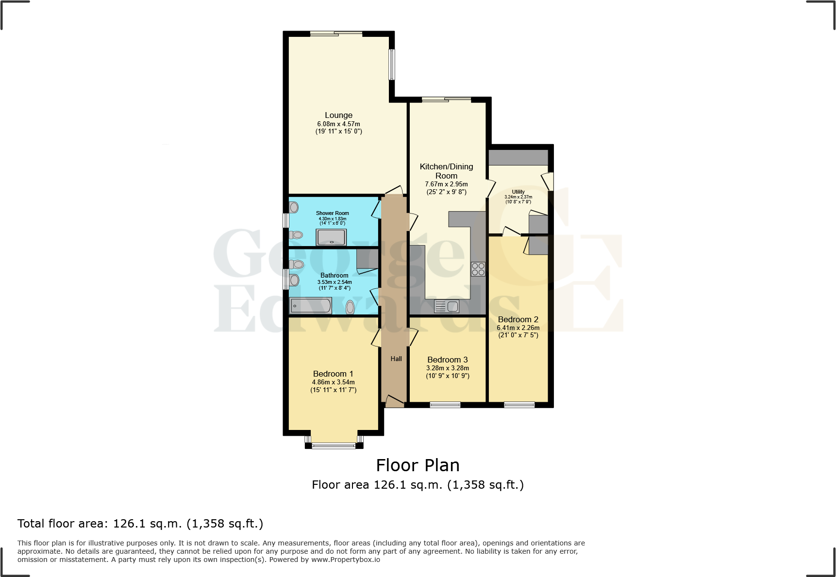 Measham Road, Oakthorpe, DE12 7RG. floorplan