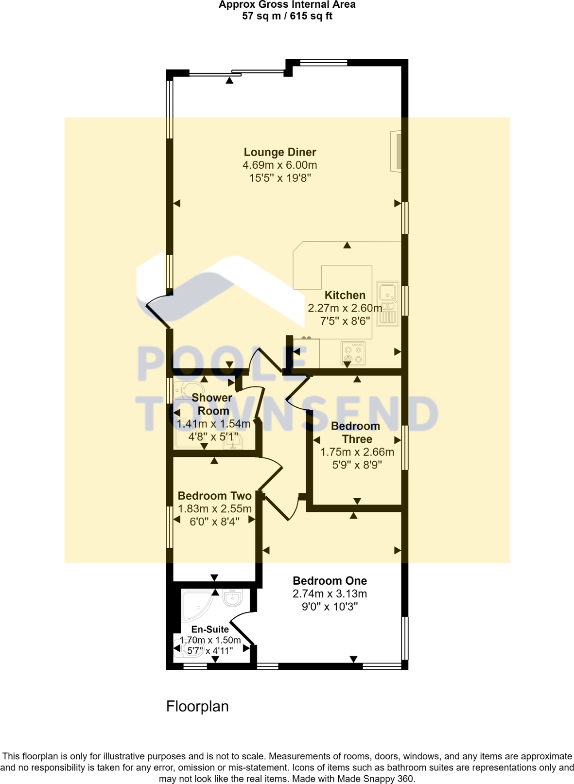 10 The Links, Moor Lane, Flookburgh floorplan