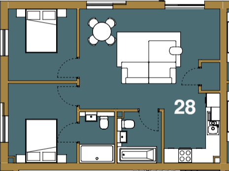 28 Swain Court, Woodston, Peterborough, PE2 floorplan