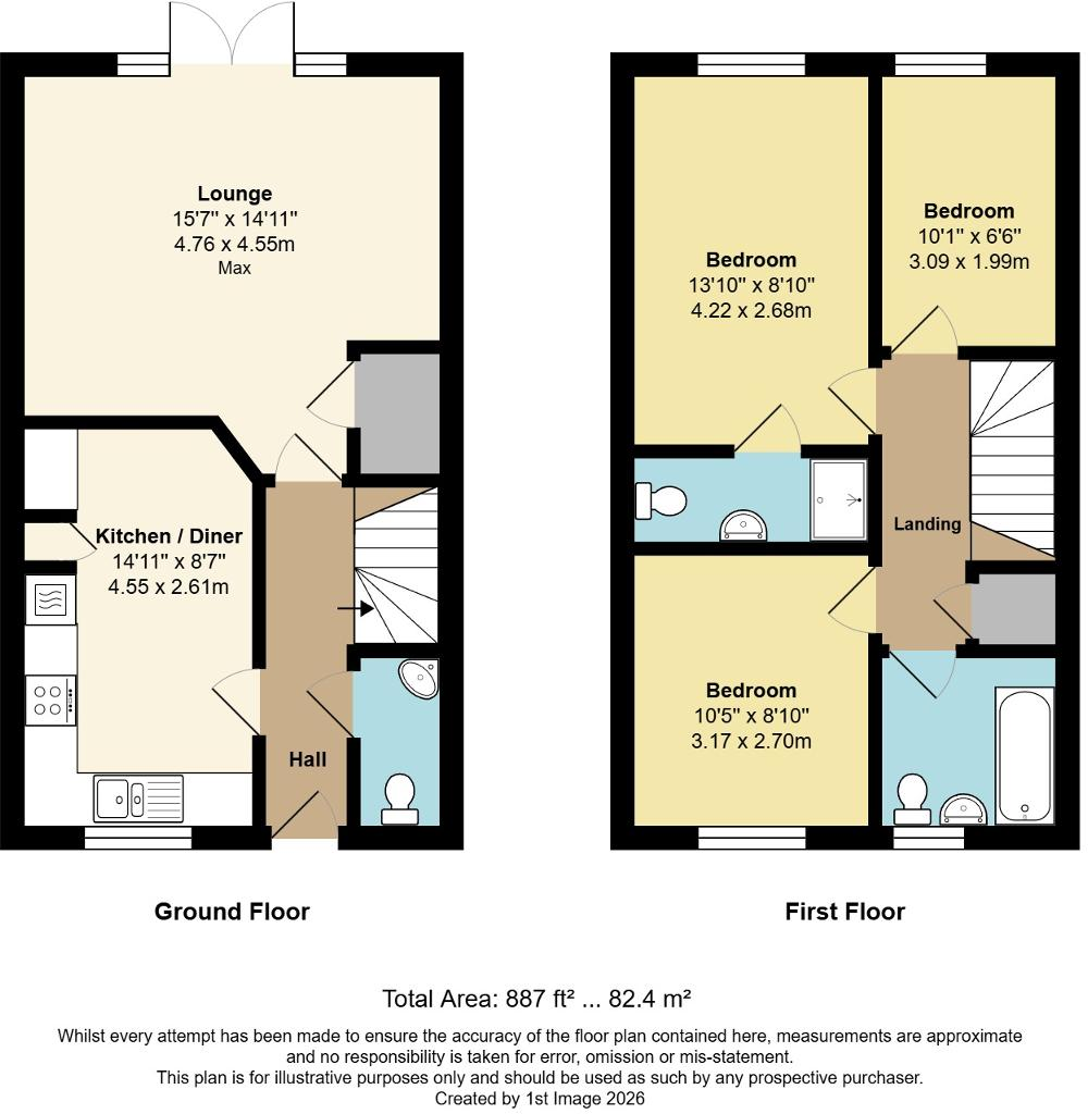 Fellows Gardens, Yapton, Arundel, West Sussex, BN18 0HW floorplan