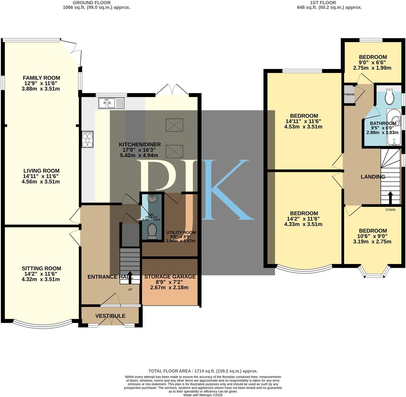 Buckingham Road, Heaton  Moor, Stockport, SK4 floorplan
