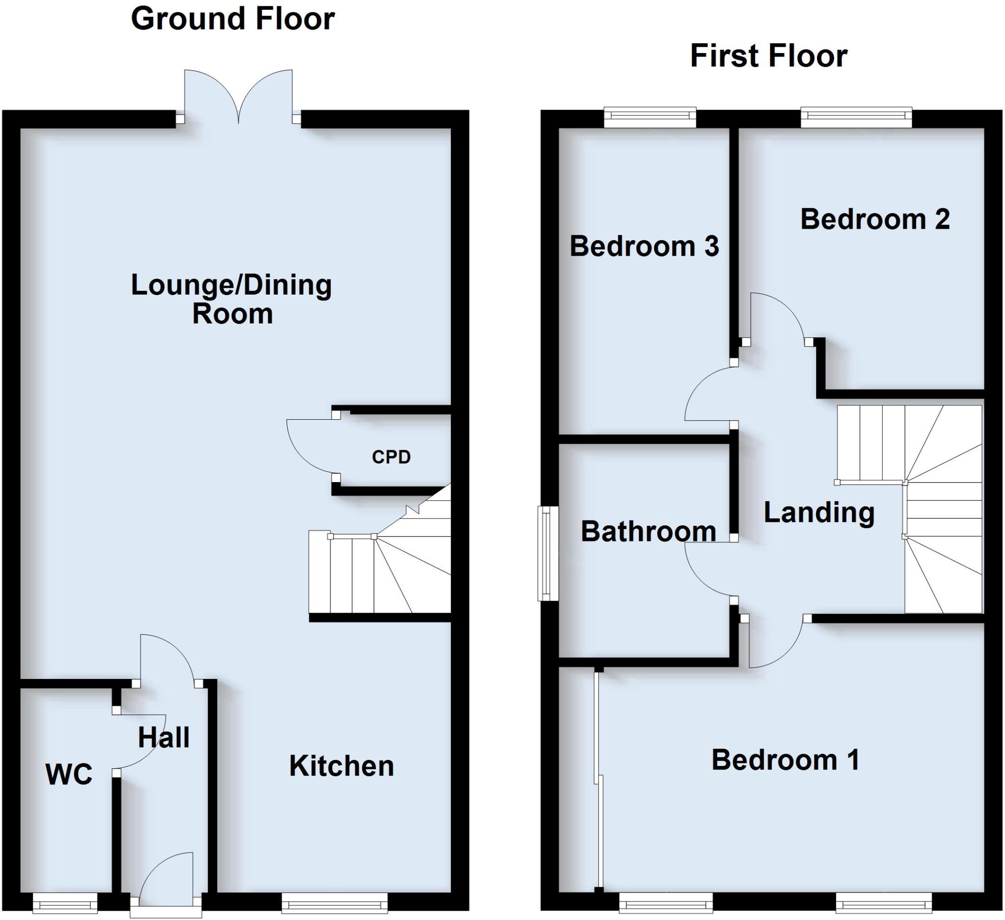 New Walk, Driffield floorplan