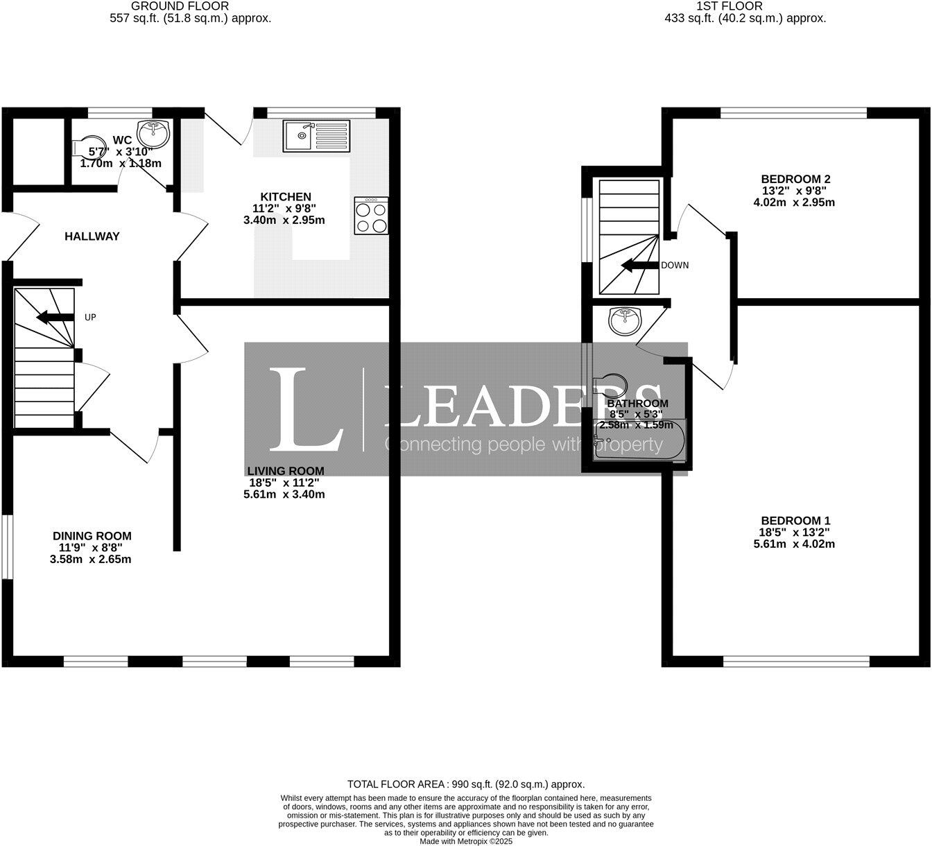 Cradock Place, Worthing, West Sussex floorplan