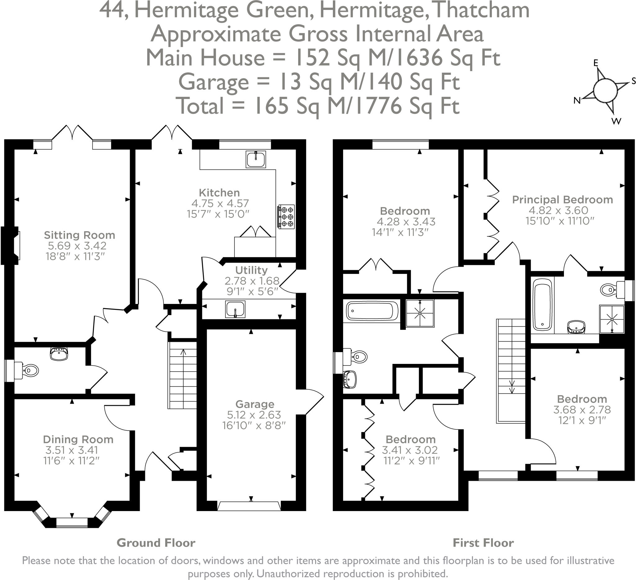 44, Hermitage Green, Hermitage, Thatcham, Berkshire, RG18 floorplan