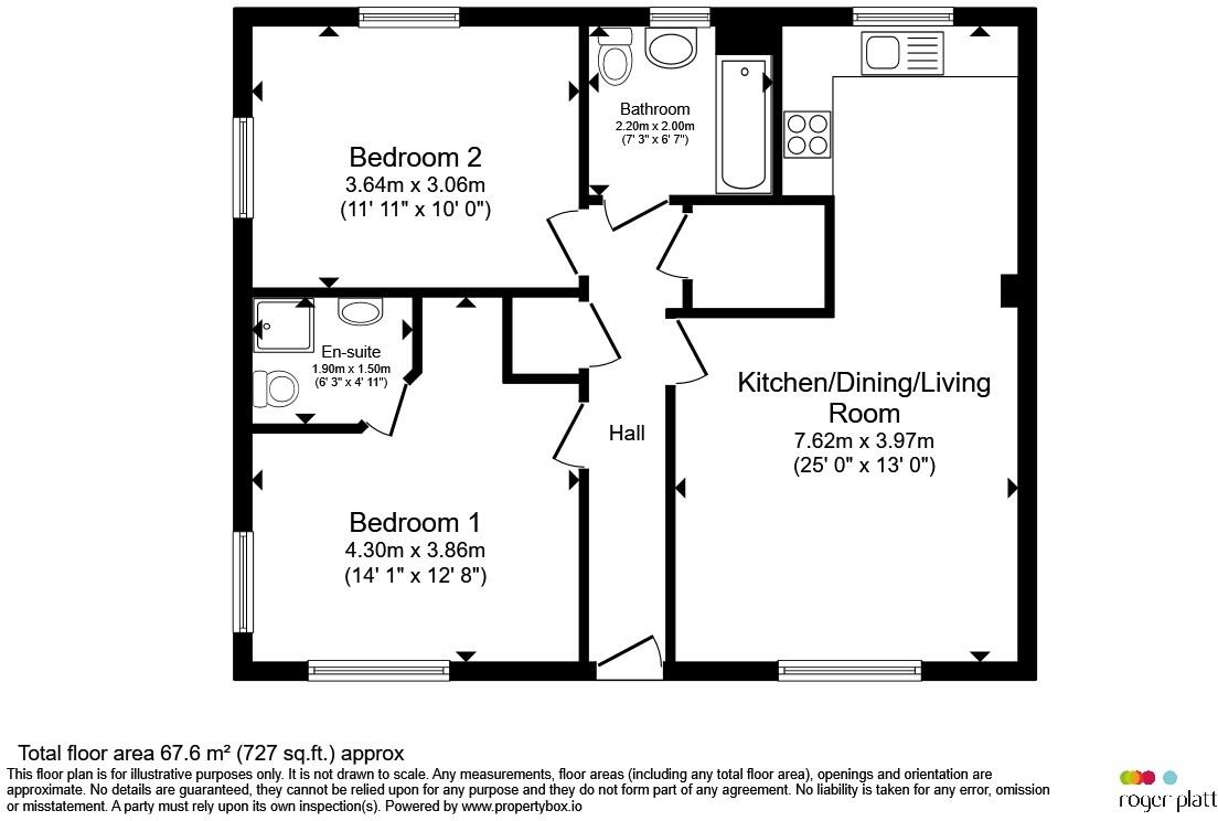 Hayes Drive, Three Mile Cross, Reading floorplan