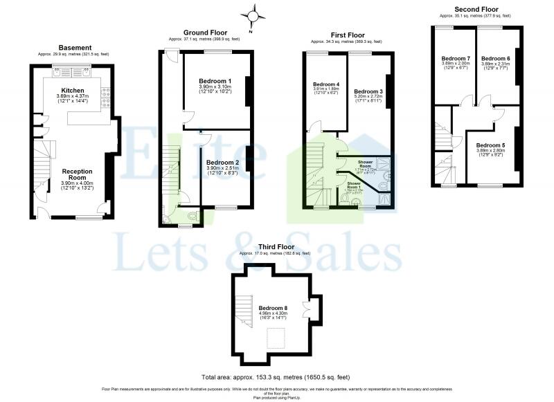 Wellington Square, Lenton, Nottingham floorplan