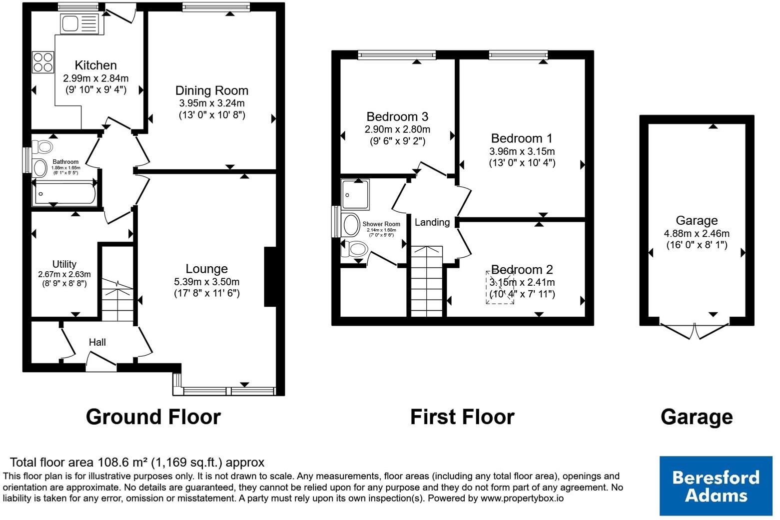 Whiteway Drive, Gresford, Wrexham, LL12 floorplan